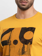 Mens Printed Round Neck T-Shirt
