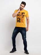Mens Printed Round Neck T-Shirt