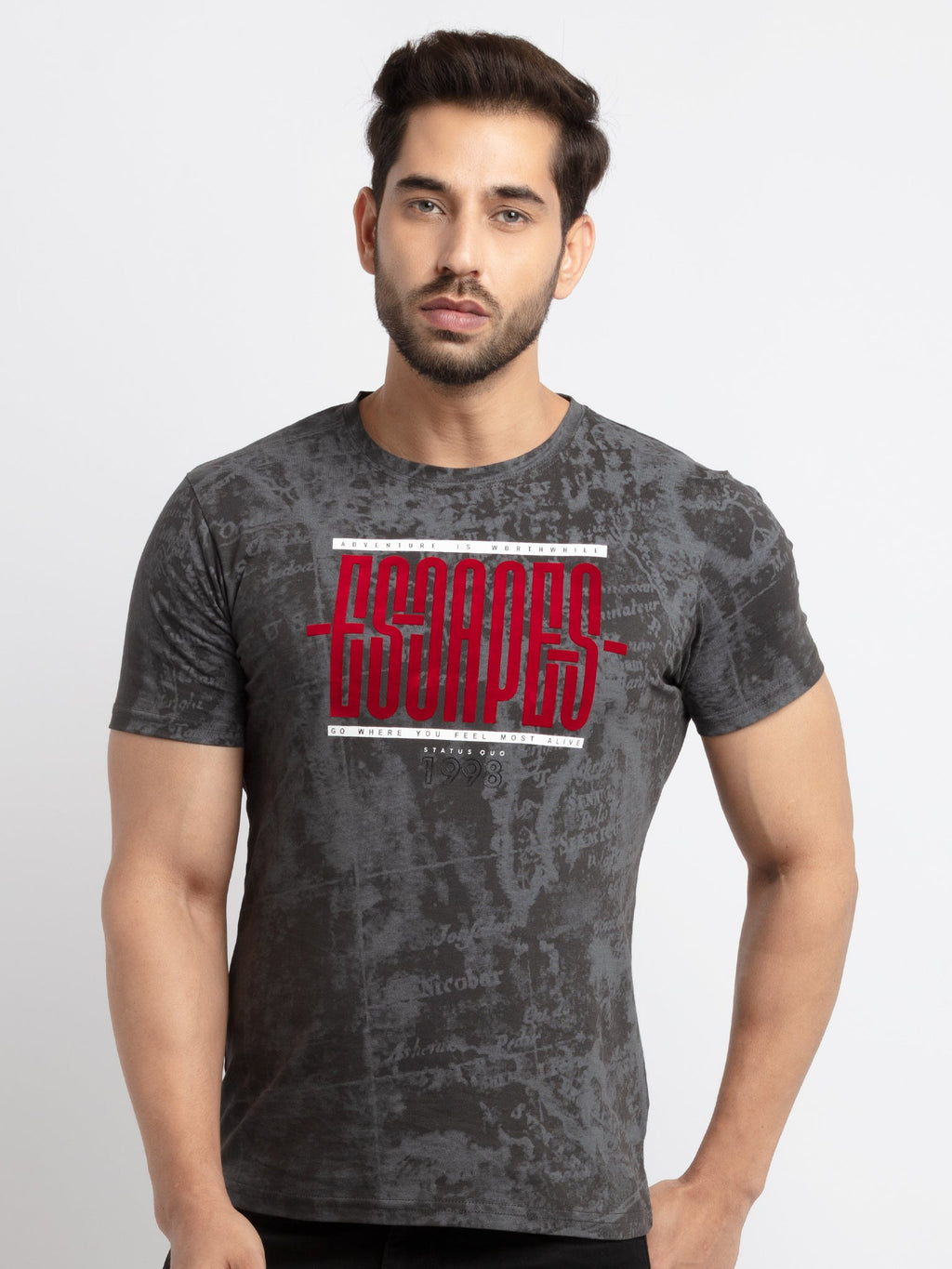 Status Quo |Printed Round Neck T-shirt - S, M, L, XL, XXL