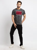 Mens Printed Round Neck T-Shirt
