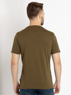 Mens Printed Round Neck T-shirt