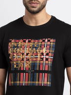 Mens Printed Round Neck T-Shirt