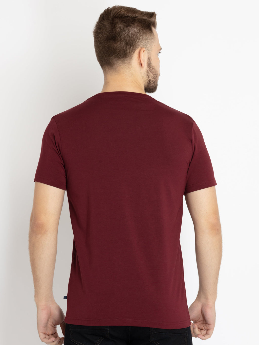 Mens Printed Round Neck T-shirt
