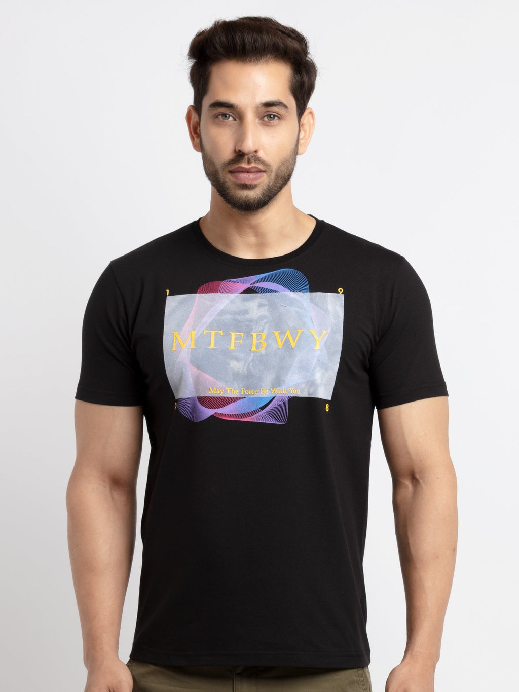 Status Quo |Printed Round Neck T-shirt - 3XL, 4XL, 5XL