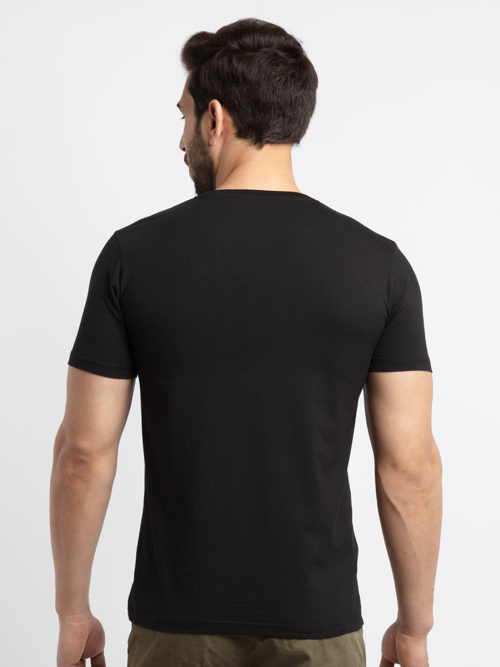 Mens Printed Round Neck T-Shirt