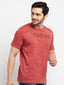 Mens Printed Round Neck T-Shirt