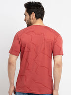 Mens Printed Round Neck T-Shirt