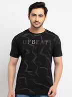 Mens Printed Round Neck T-Shirt