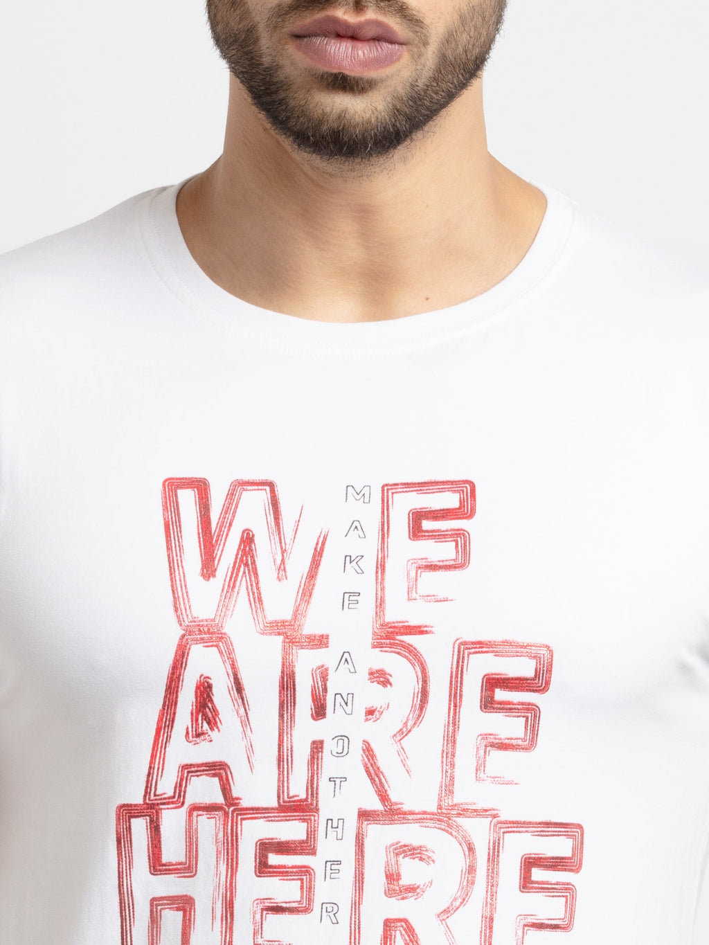 Mens Printed Round Neck T-Shirt