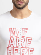 Mens Printed Round Neck T-Shirt