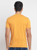 Mens Regular Fit Round Neck Printed T-Shirt