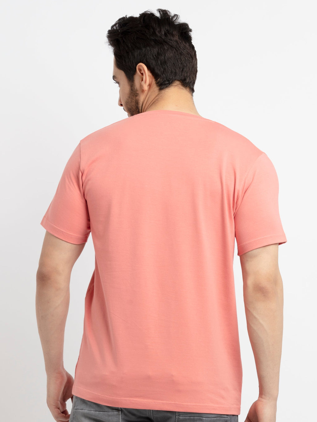 Mens Printed Round Neck T-Shirt