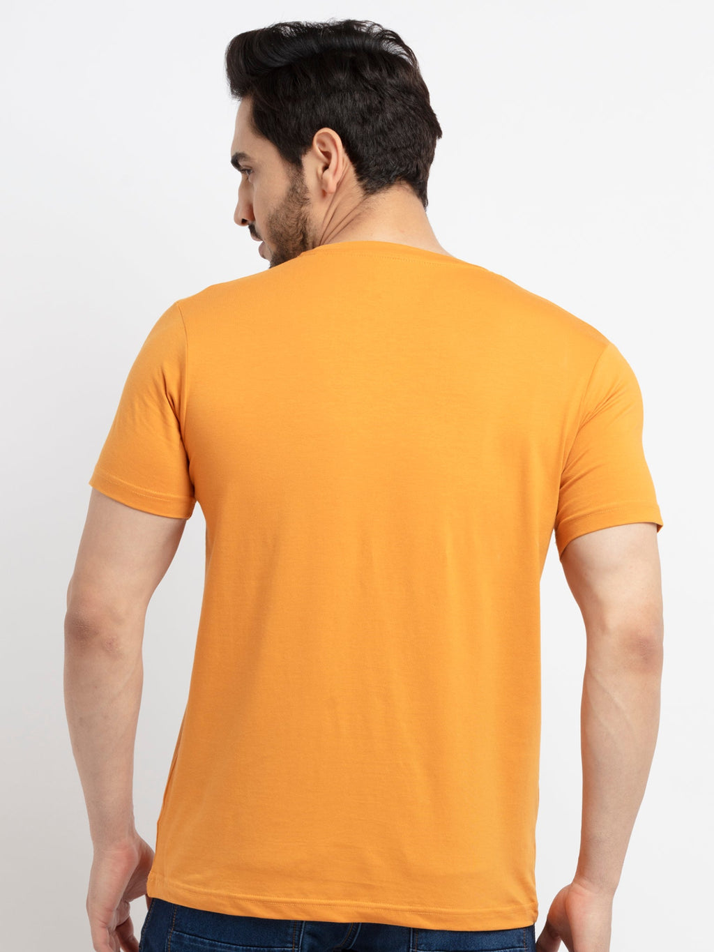 Mens Printed Round Neck T-Shirt