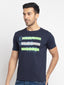 Mens Regular Fit Round Neck Printed T-Shirt
