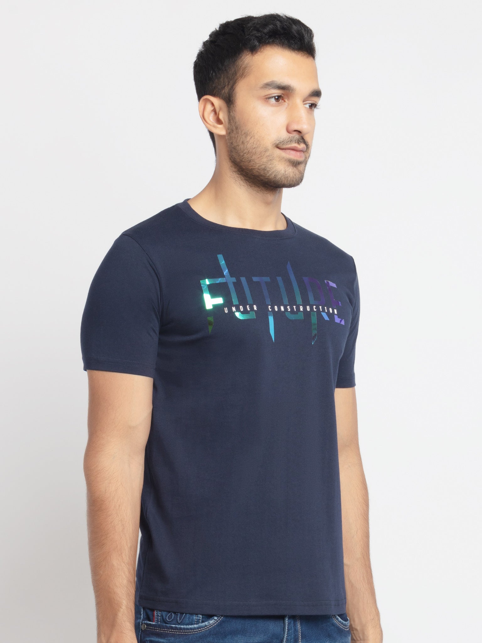 Mens Regular Fit Printed T-Shirt