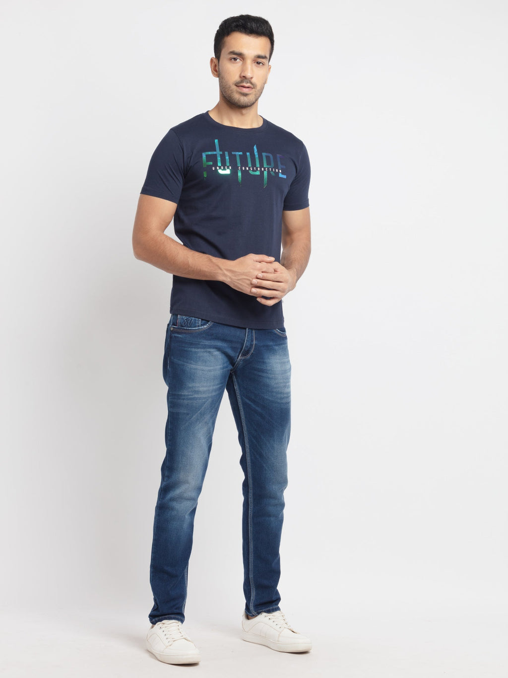 Mens Regular Fit Printed T-Shirt