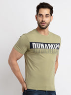 Mens Printed Round Neck T-Shirt