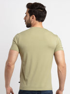 Mens Printed Round Neck T-Shirt