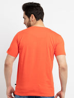 Mens Printed Round Neck T-Shirt