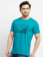 Mens Printed Round Neck T-Shirt