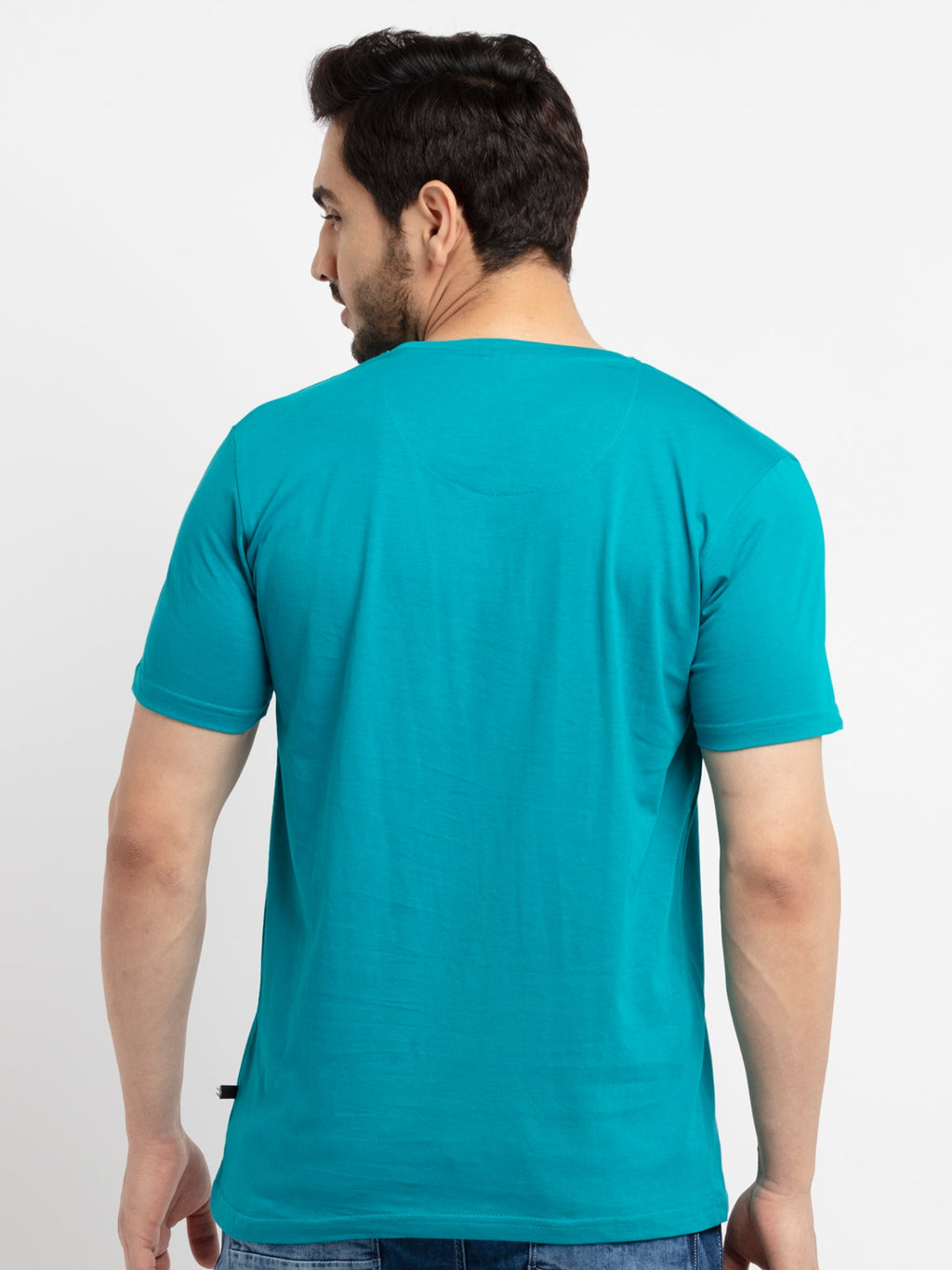 Mens Printed Round Neck T-Shirt