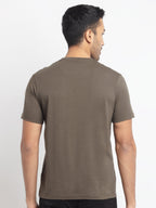 Mens Regular Fit Round Neck Printed T-Shirt