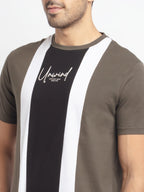 Mens Regular Fit Round Neck Printed T-Shirt