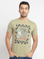Status Quo |Printed Regular Fit Round Neck T-shirt - 3XL, 4XL, 5XL