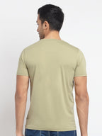 Mens Regular Fit Round Neck Printed T-Shirt