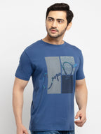 Mens Printed Round Neck T-Shirt