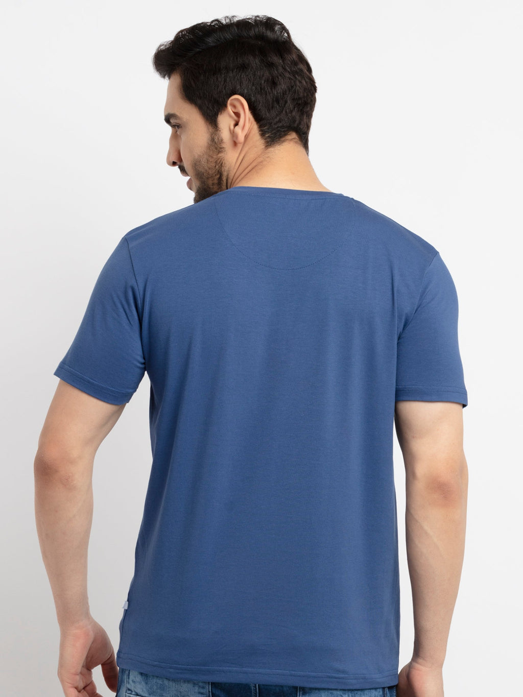 Mens Printed Round Neck T-Shirt