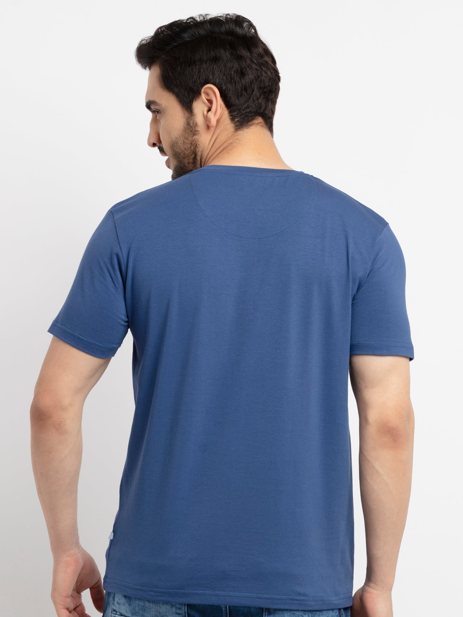 Mens Printed Round Neck T-Shirt