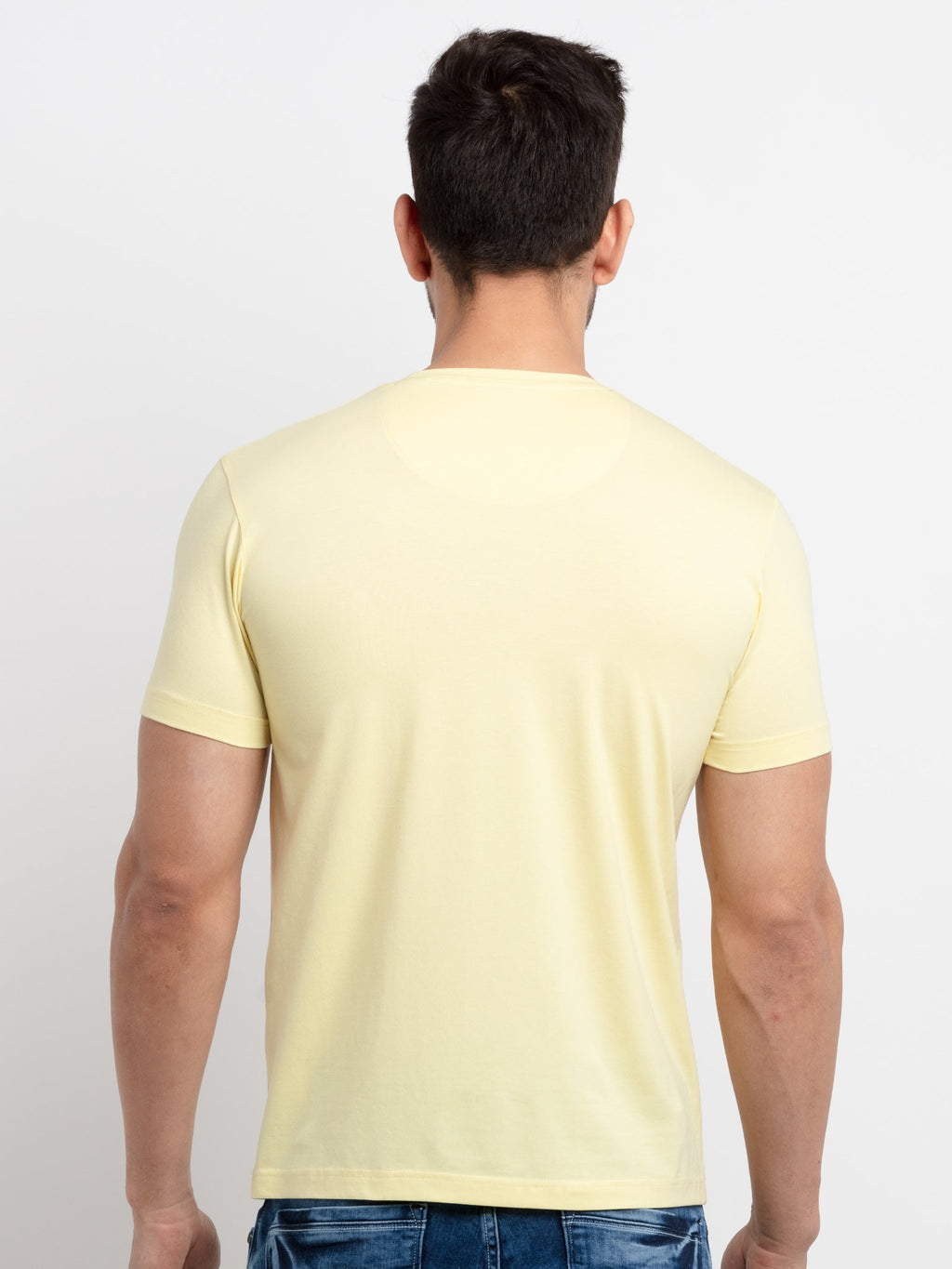 Mens Printed Round Neck T-Shirt