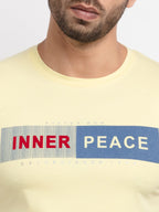 Mens Printed Round Neck T-Shirt