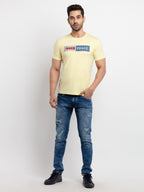 Mens Printed Round Neck T-Shirt