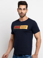 Mens Printed Round Neck T-Shirt