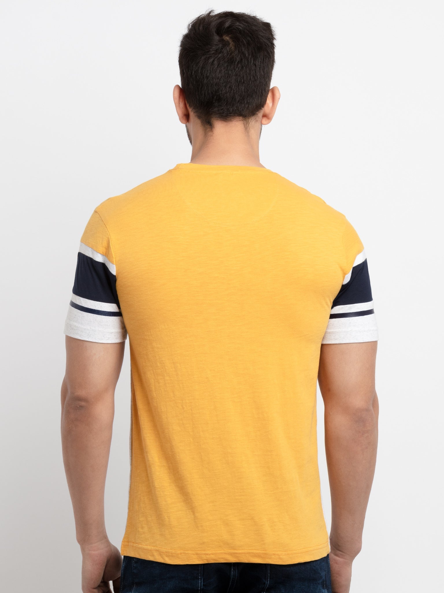Mens Printed Round Neck T-Shirt