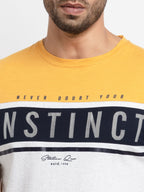 Mens Printed Round Neck T-Shirt