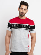 Mens Printed Round Neck T-Shirt