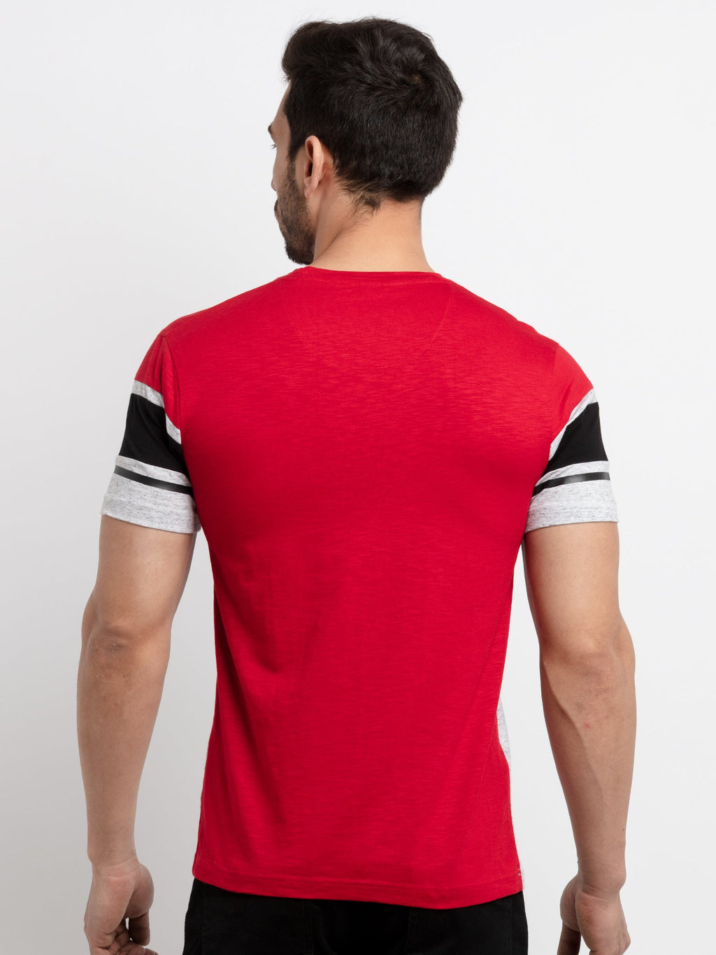 Mens Printed Round Neck T-Shirt