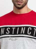 Mens Printed Round Neck T-Shirt