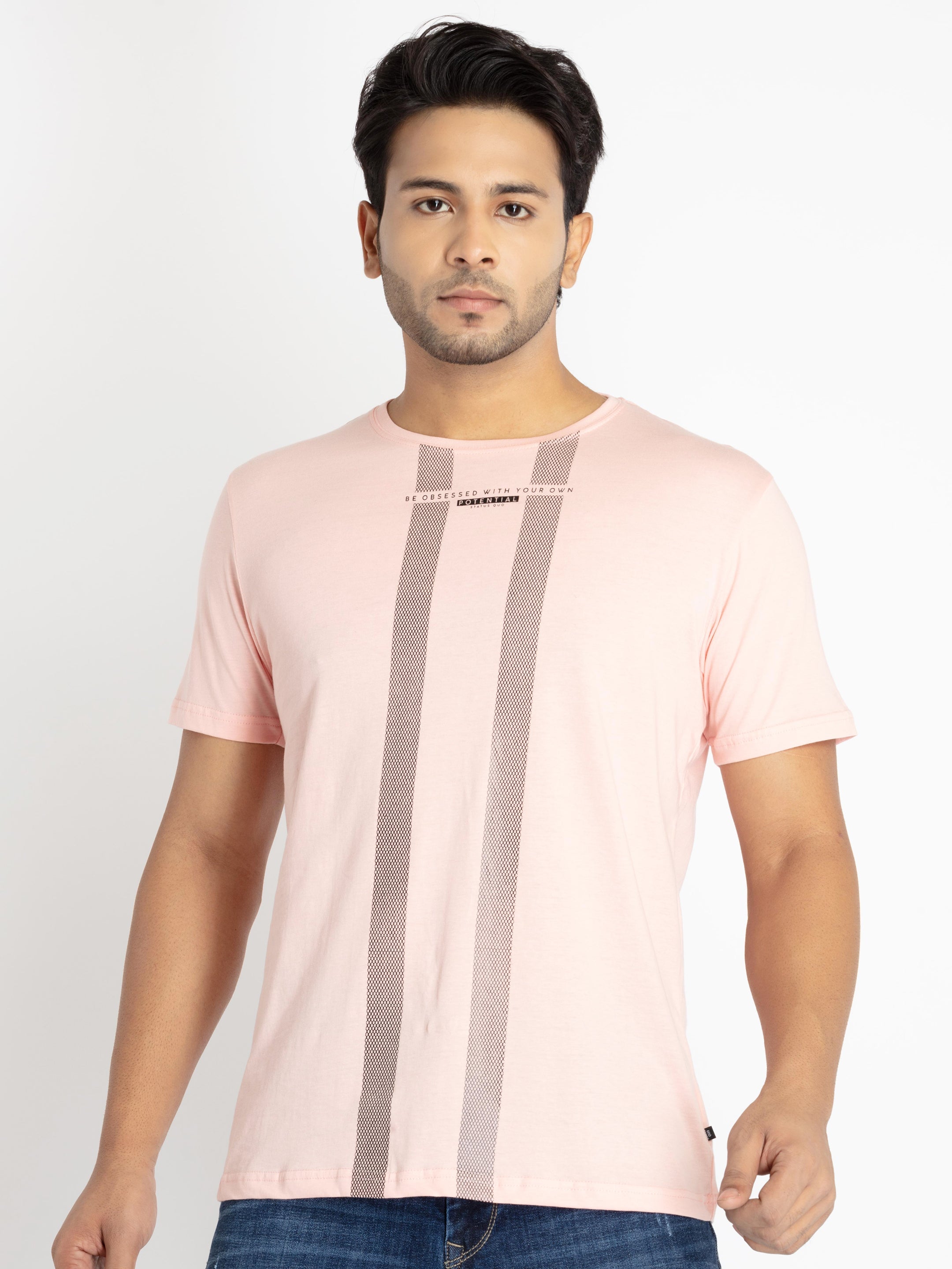 Status Quo |Men's Solid T-shirt - S, M, L, XL, XXL