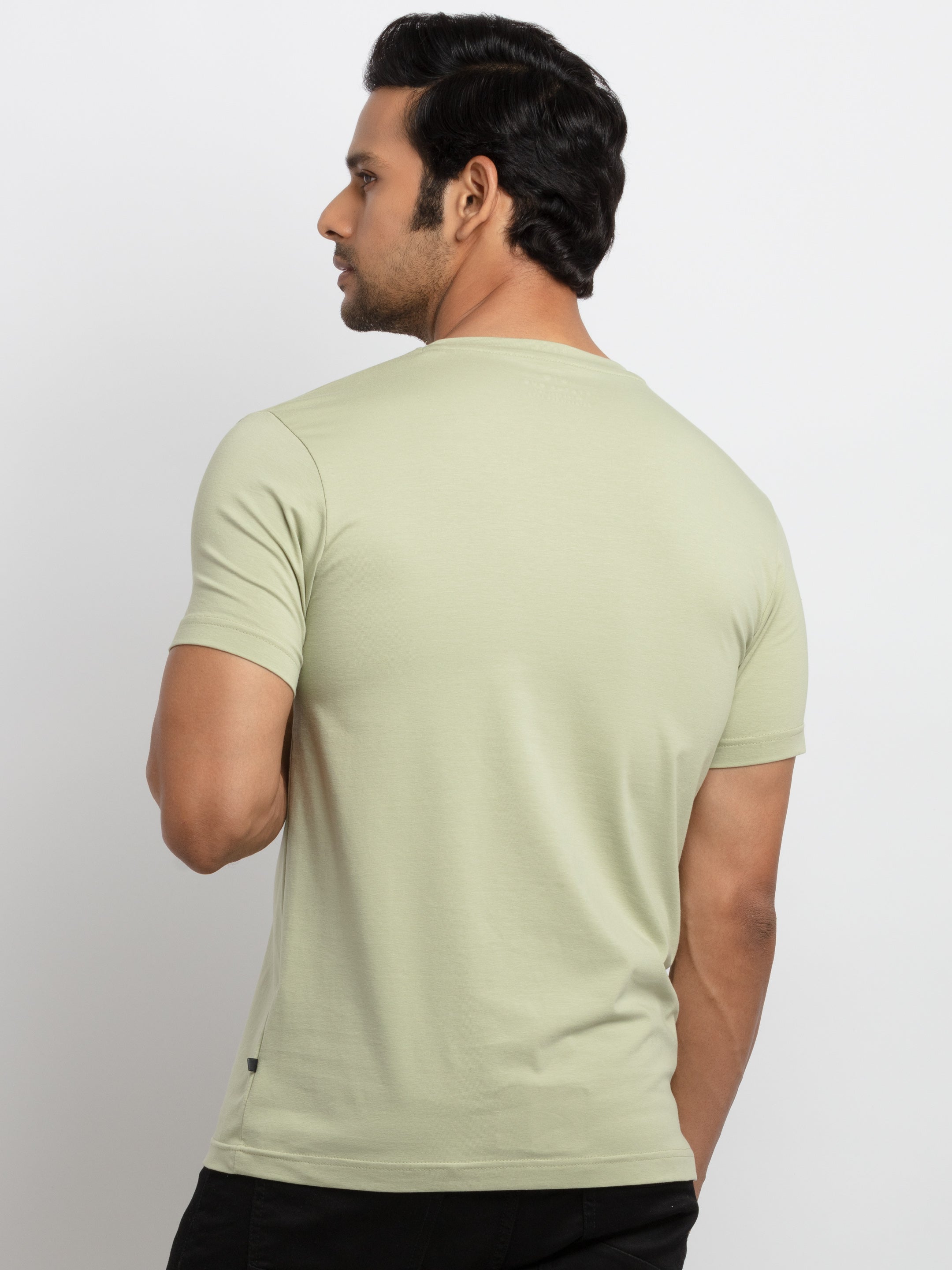Mens Printed Round Neck T-shirt