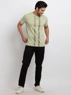 Mens Printed Round Neck T-shirt