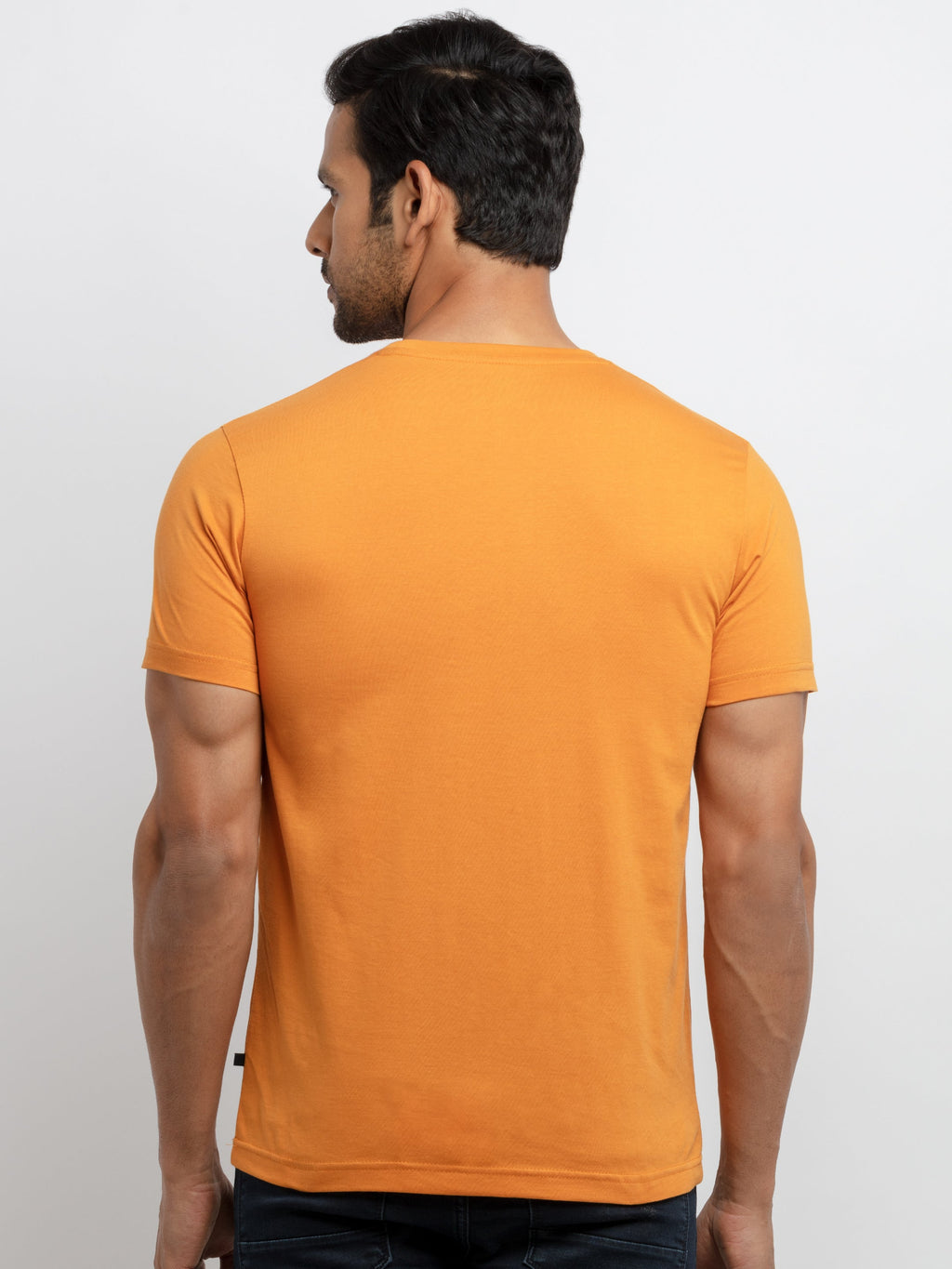 Mens Printed Round Neck T-shirt