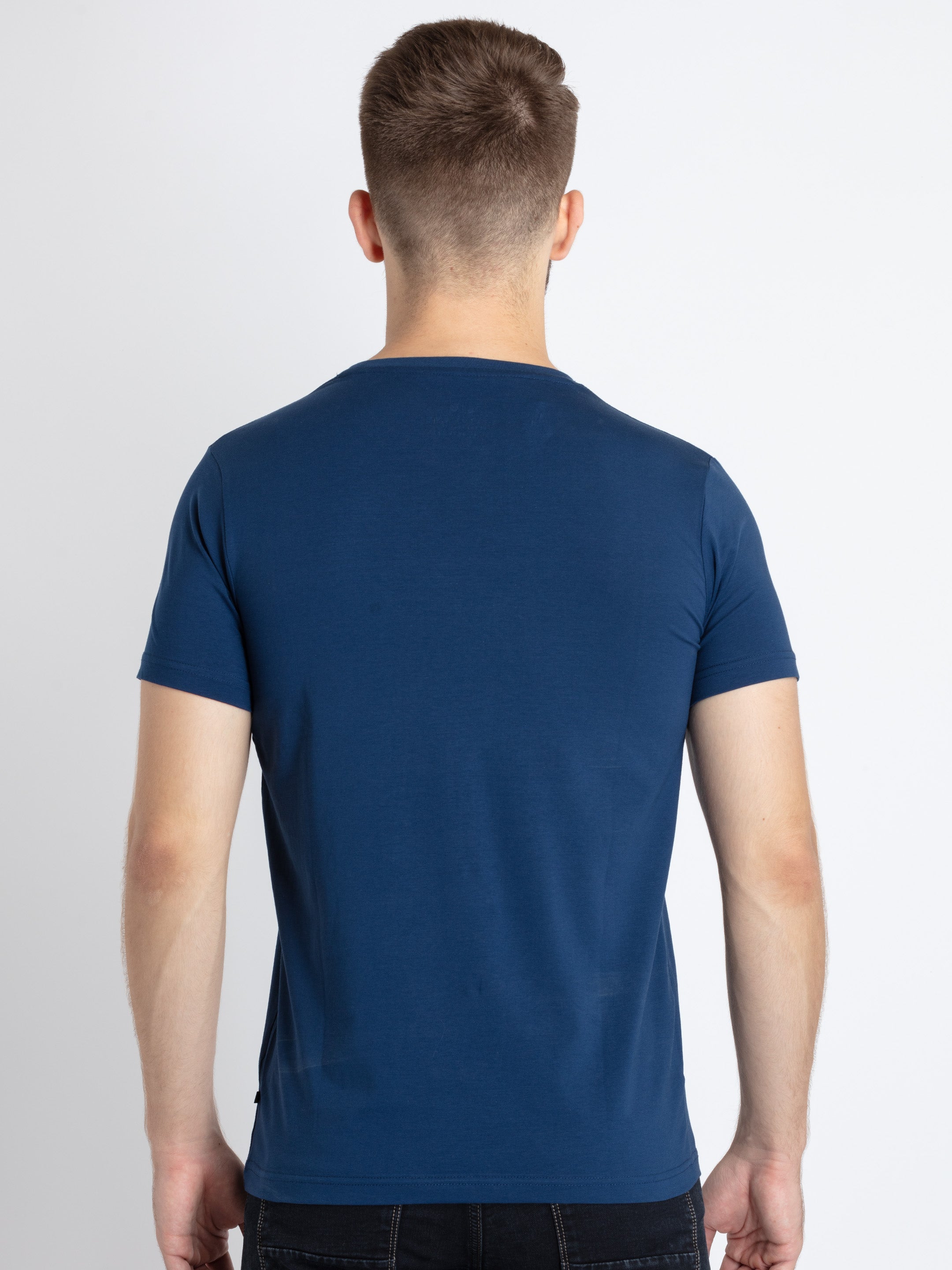 Mens Printed Round Neck T-Shirt