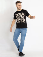 Mens Printed Round Neck T-shirt
