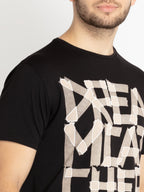 Mens Printed Round Neck T-shirt