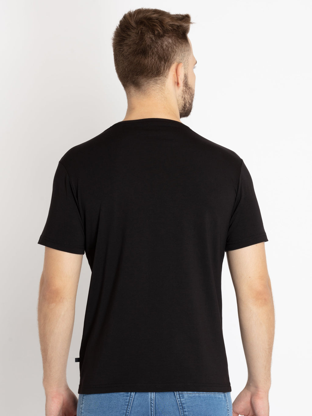 Mens Printed Round Neck T-shirt