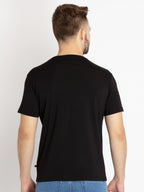 Mens Printed Round Neck T-shirt